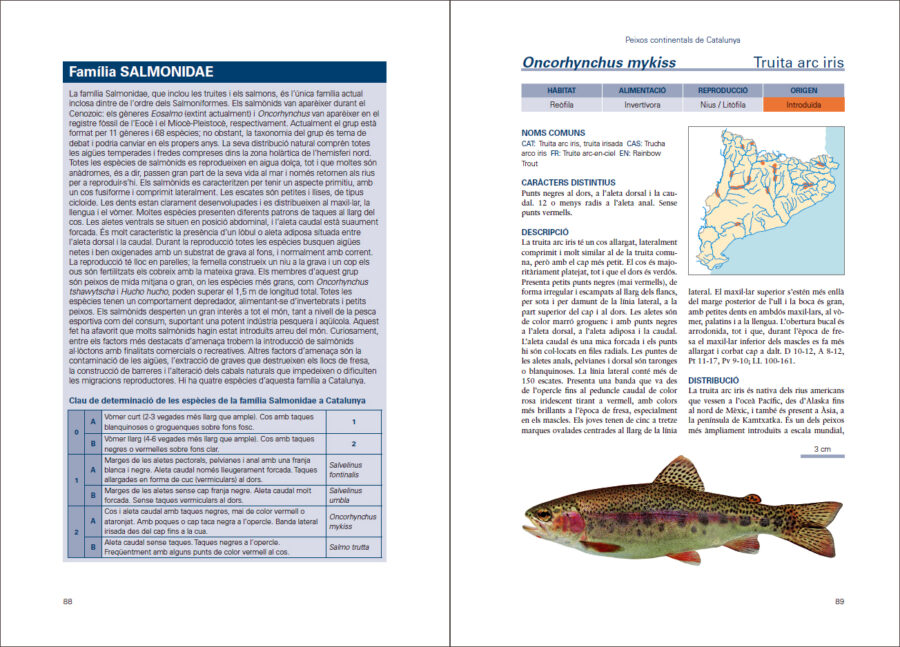 Peixos continentals de Catalunya sample page